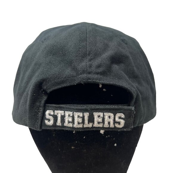 Pittsburgh Steelers Light Up Vintage Logo 7 Retro Strapback Hat Cap 90's NFL - Picture 6 of 10